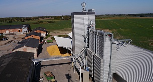 Strahl 8000FRPX шахтная зерносушилка с двумя горелками и зоной отлежки