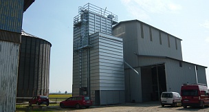 Strahl 15000 FRPX шахтная зерносушилка с двумя горелками и зоной отлежки