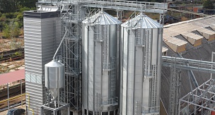 Strahl 18000 FRPX шахтная зерносушилка с двумя горелками и зоной отлежки